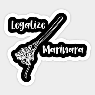 Legalize Marinara Sticker